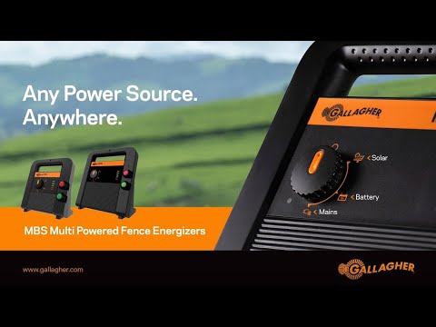 Laai en speel video in Gallery-kyker, MBS100 Multi-aangedrewe heining Energizer+ PSU (EX FIG 8) INT