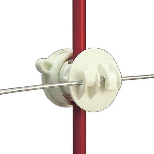 Isolator Opskroefklou wit Pst 25Pk