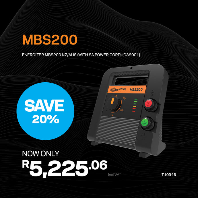 Black Friday Special - MBS200 Energizer