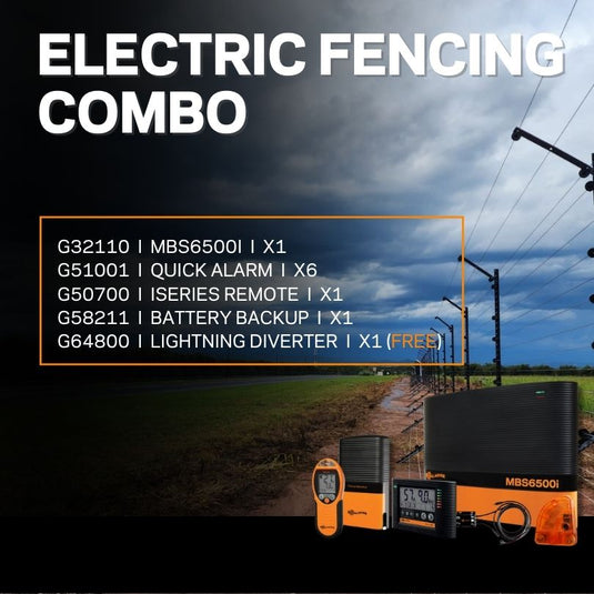 Electric Fencing Combo (MBS6500i Energizer)