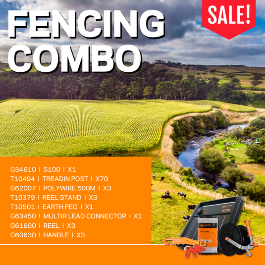 Electric Fencing Combo ( S100  Energizer)