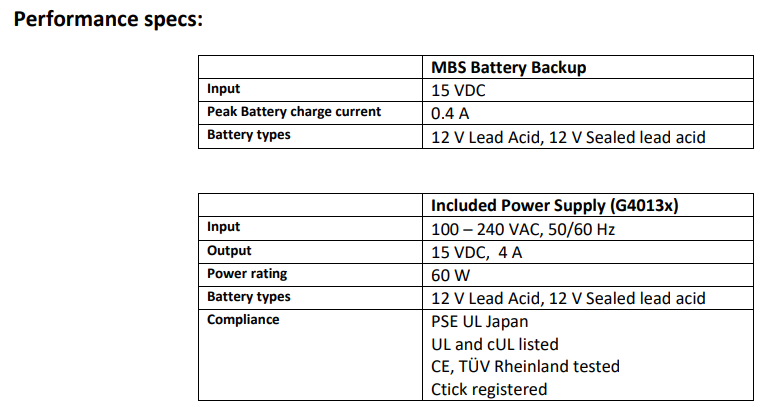 Load image into Gallery viewer, MBS Battery Backup
