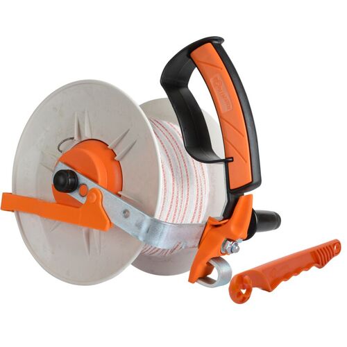 Geared reel with 200m turbo tape