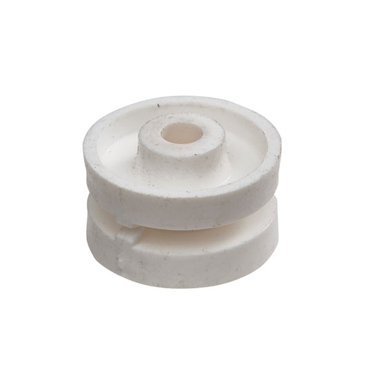Insulator Bobbin White Plastic 100Pk
